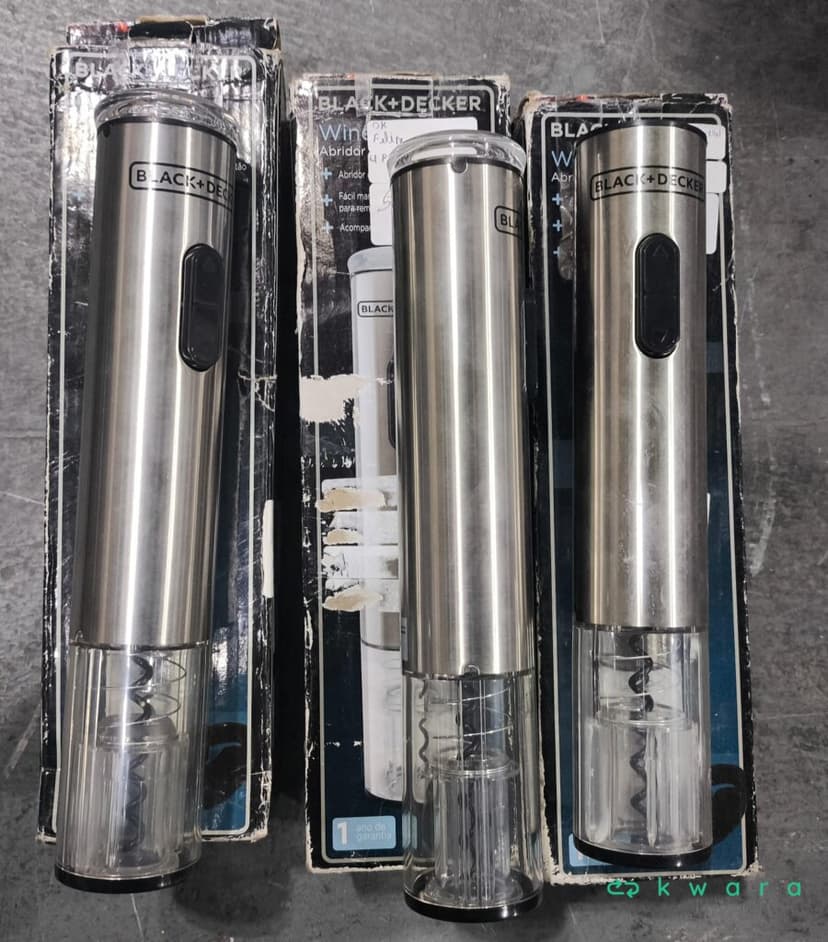 3 Abridores De Vinho Black&Decker (Saldo C) - Kl702 - foto 3