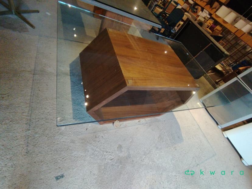 Mesa Breton com tampo de vidro 20mm - foto 1
