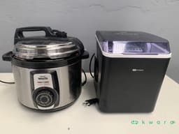 Máquina de gelo 12kg Eos ice compact e panela de pressão elétrica Walita - foto 3