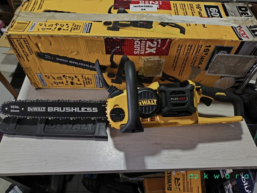 Dewalt motosserra a bateria sem fio dccs670b 60v - foto 1