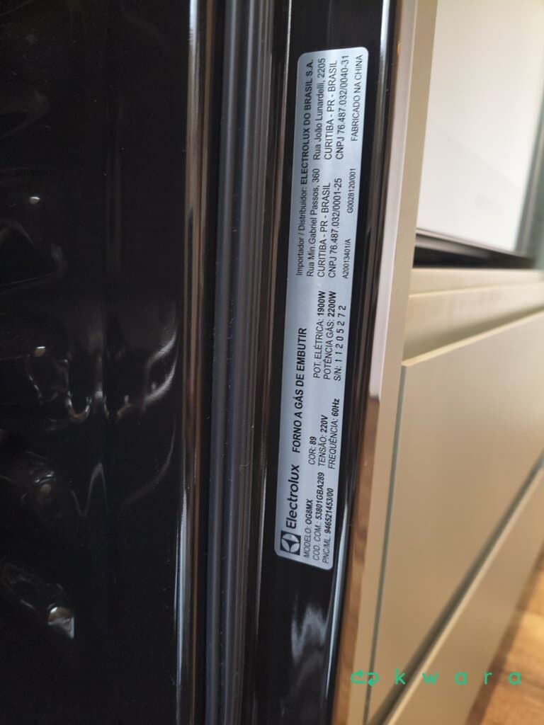 Forno Electrolux á Gás Mod.OG8MX 220v - foto 3