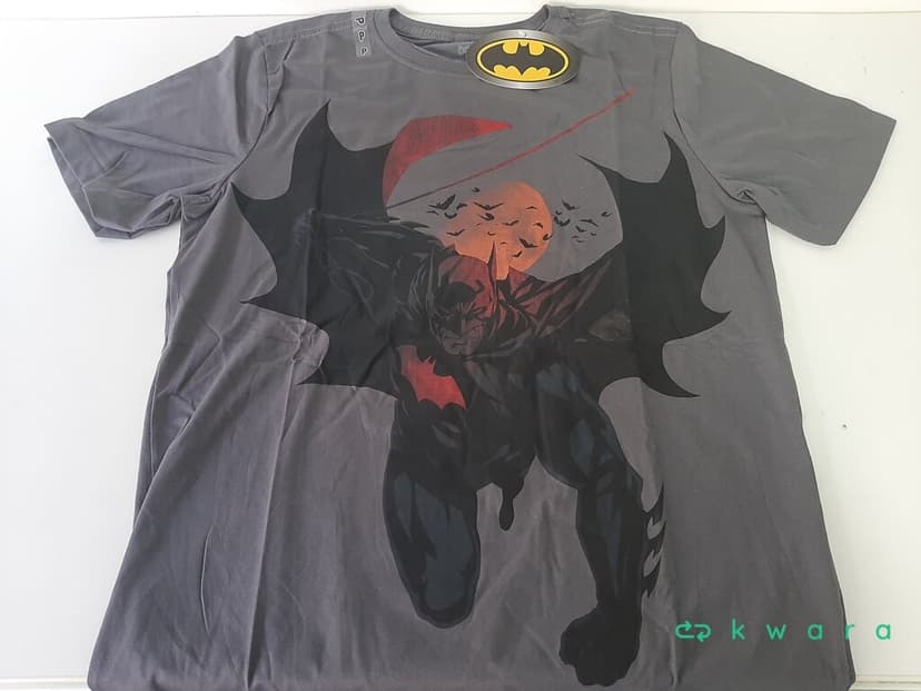 10 Camisetas Batman Cinza tam 2P, 2M, 2G, 2GG e 2XG - foto 1