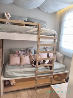 Beliche e armário com 3 portas (não inclui colchão e jogos de cama) - foto 5