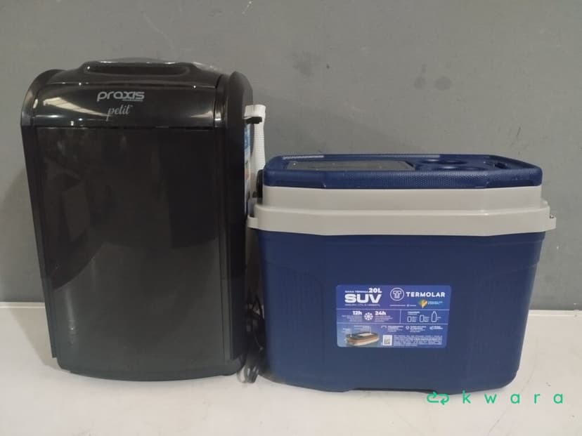Aprox.13 Itens - Lavadora Praxis Petit 1.2kg, caixa térmica 20 Litros, ventilador 40cm de coluna e entre outros - foto 1