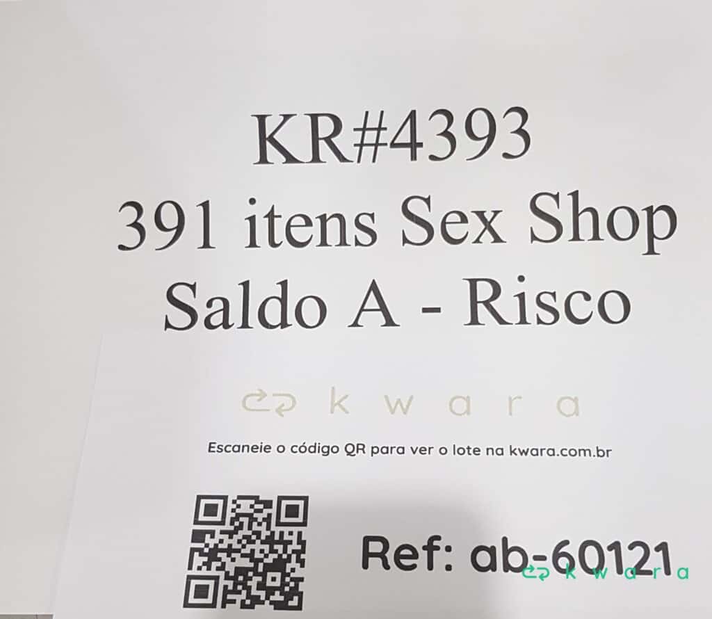 Aprox. 391 Itens Sexy Diversos - Saldo A - KR4393 - foto 8