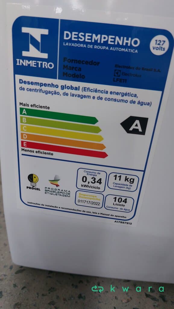 Lavadora de roupas Electrolux Front Load 11 KG - 110v - foto 4