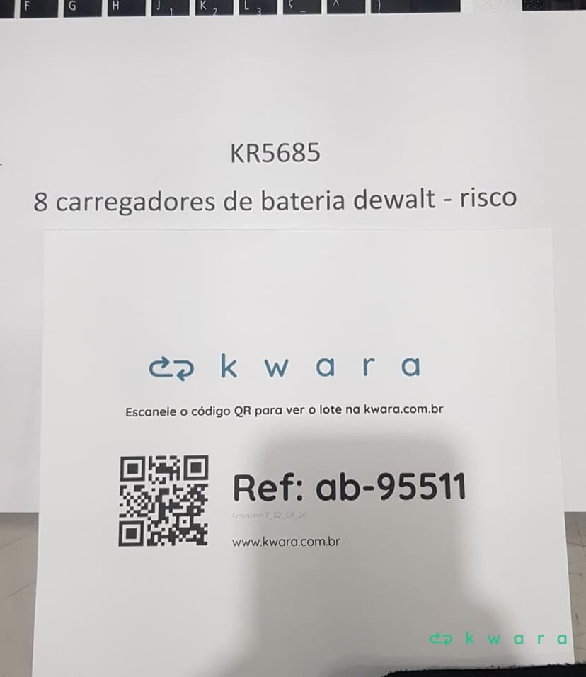 8 Itens - Carregadores Dewalt DCB1102-B e DCB107-BR - Saldo A - KR5685 - foto 5