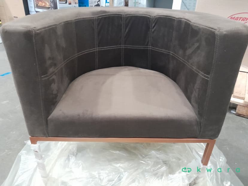 Poltronas decorativas Ibiza Matrix na Cor Marrom - foto 1