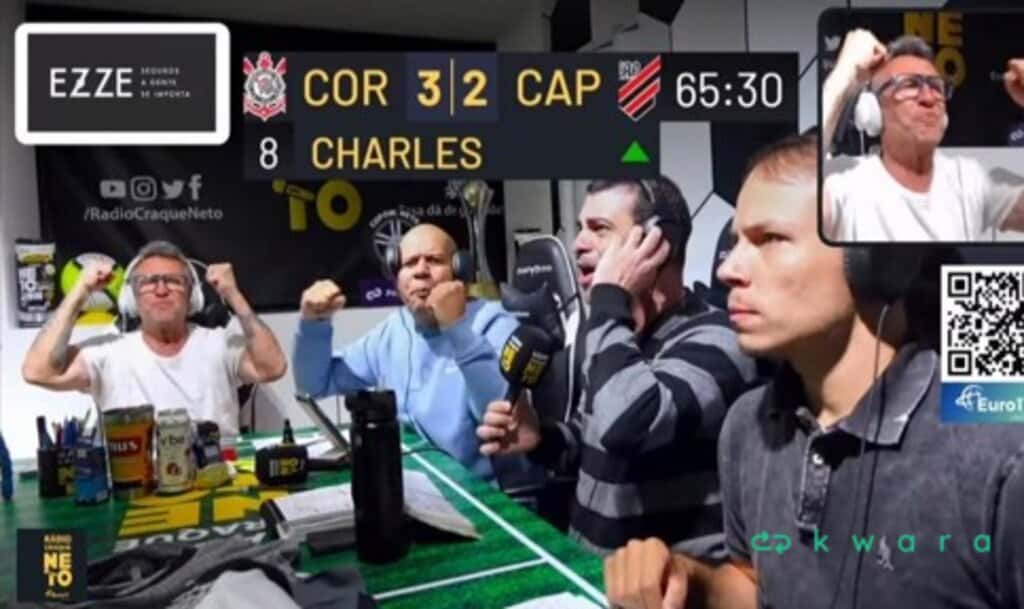 Jogo do Corinthians na Rádio Craque Neto + Camiseta do Corinthians - foto 2