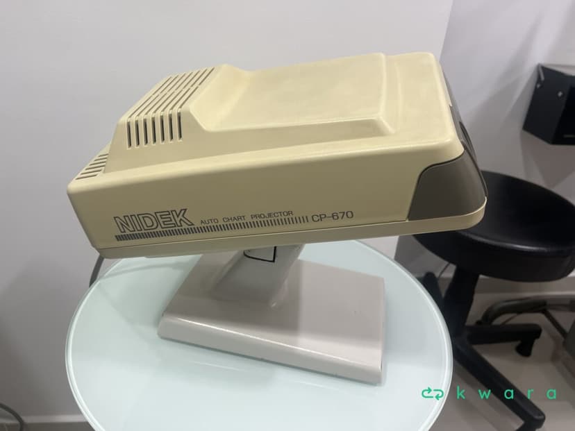 Projetor automático Cp -670 auto chart projector Nidek - foto 2