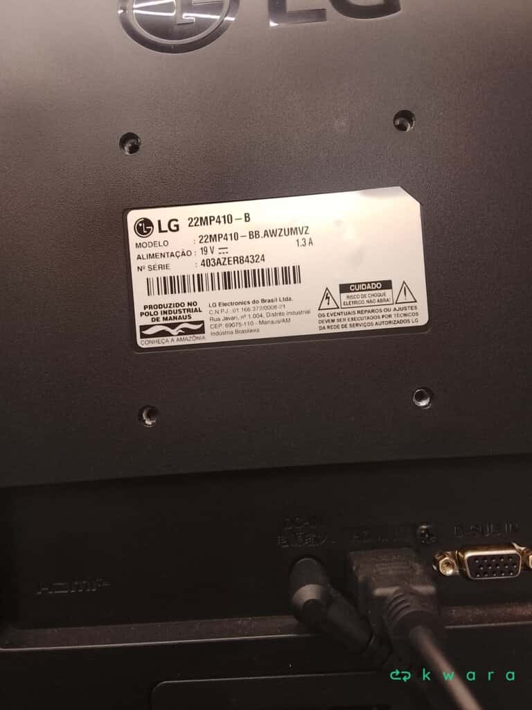 Monitor LG modelo 22mp410 22 Pol. e teclado - foto 2