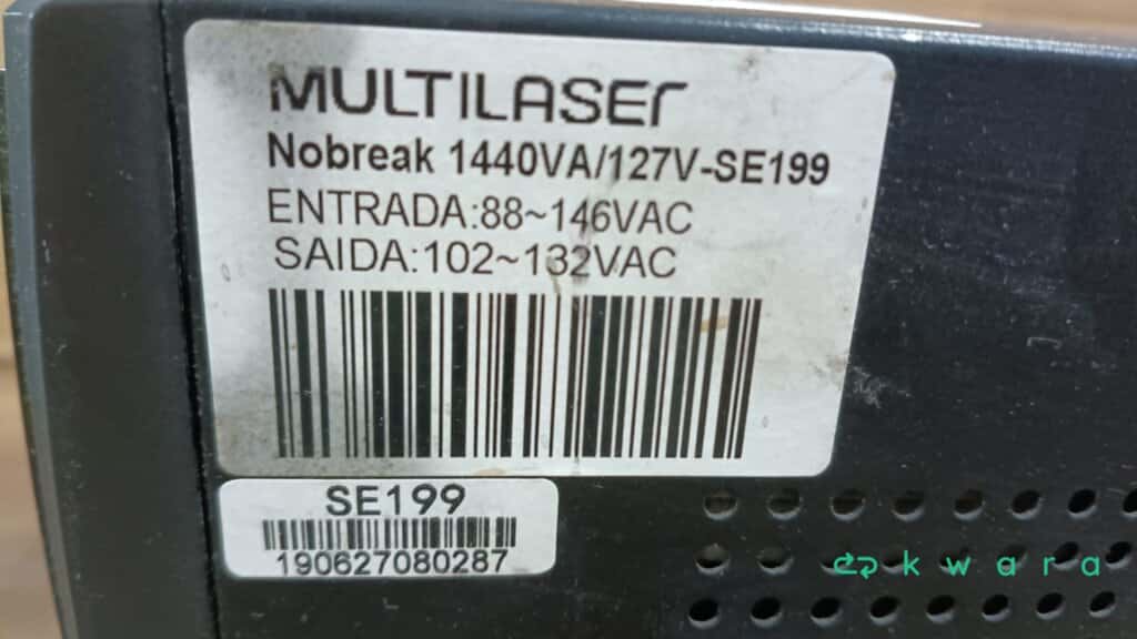 Nobreak Multilaser 127v 1440va - Saldo B - KV5726 - foto 4