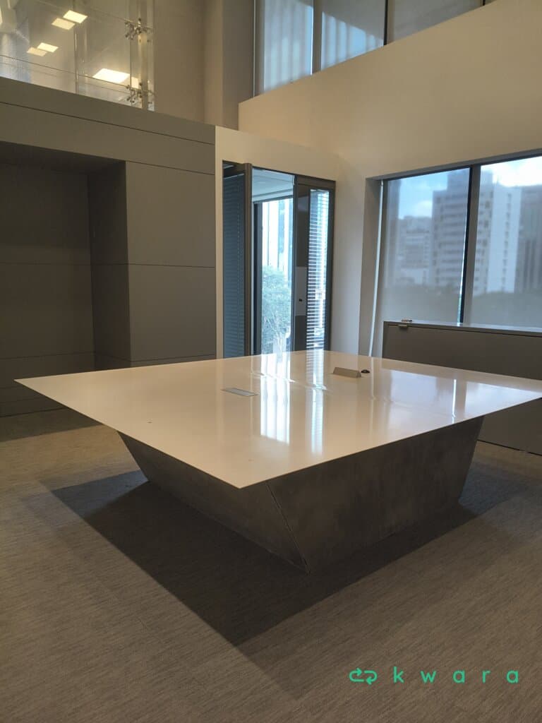 Tampo Em Pedra Para Mesa De Reunião - foto 1