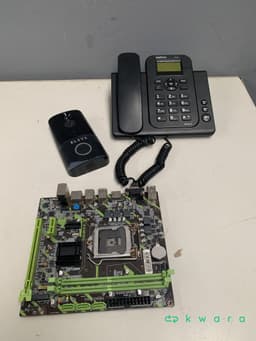 Vídeo porteiro wi-fi hd c/modulo externo, telefone celular fixo 4g e placa mãe Intel h110m lga 1151 - foto 4