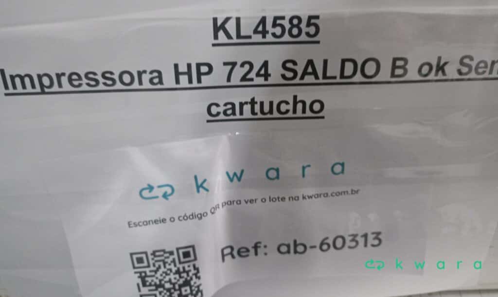 Impressora Hp724 - Saldo B - KL4585 - foto 7