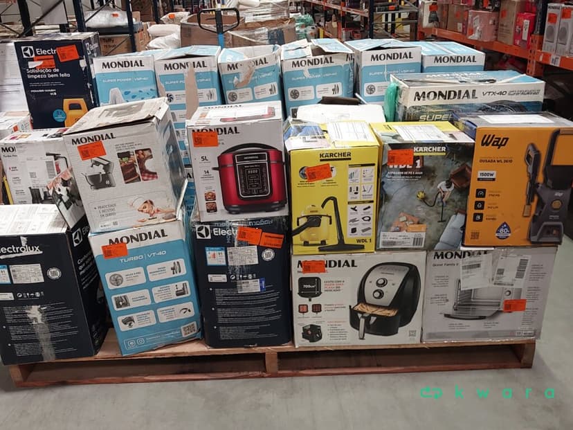 Aprox 30 Itens: Eletroportáteis Mondial, Ventiladores e Aspiradores Karcher e Electrolux - foto 1