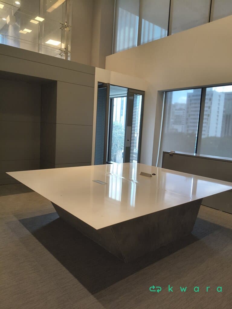 Tampo Em Pedra Para Mesa De Reunião - foto 2