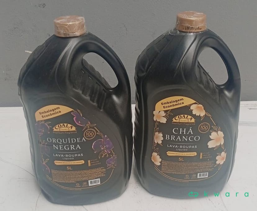 Aprox. 80 itens: produtos de limpeza (amaciante Downy 3L, desinfetante Lysoform 5L, lava roupas Omo 5L) - foto 1