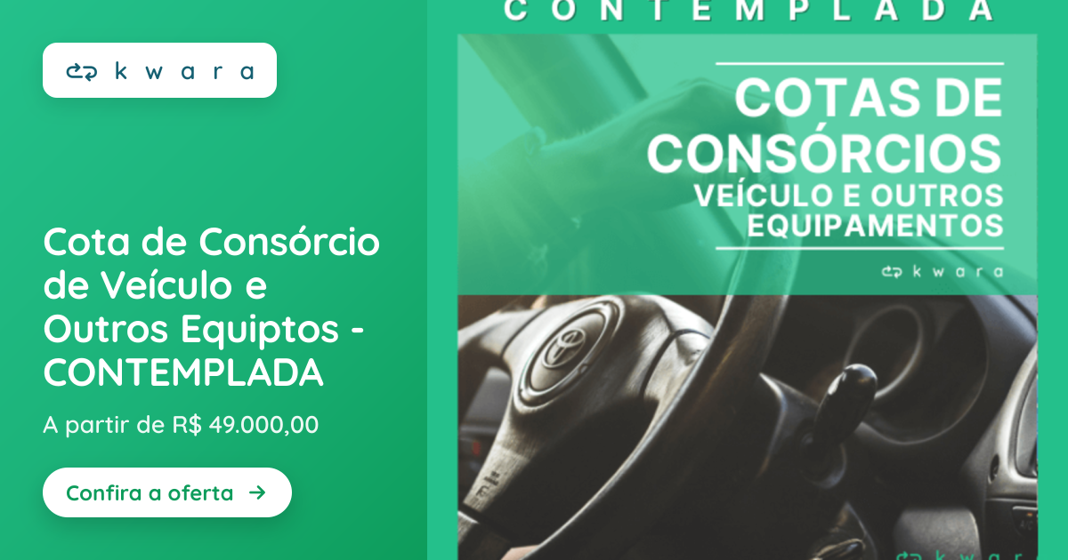 Cota de Consórcio de Veículo e Outros Equiptos - CONTEMPLADA | Lote 040 ...