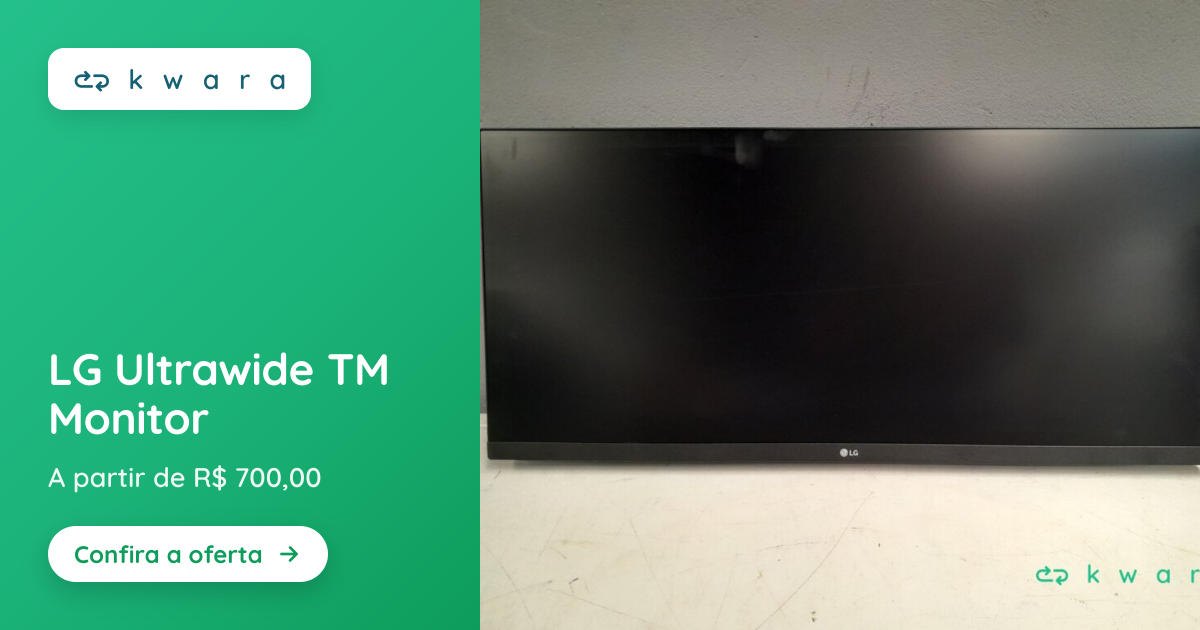 LG Ultrawide TM Monitor | Lote 082 | Kwara